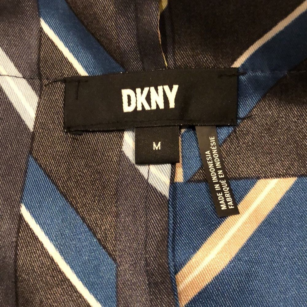 DKNY Color Block Geometric Pattern Sleeveless Top Size Medium - Picture 6 of 7